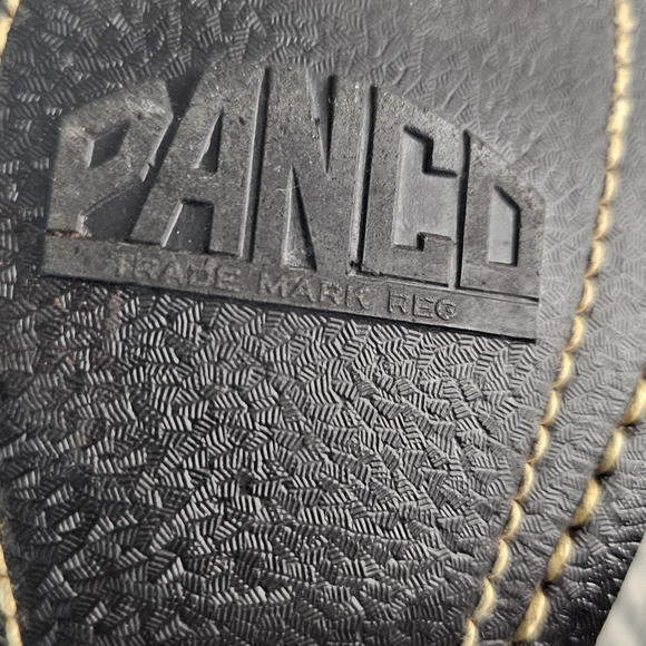 Vintage Double H Brand Panco US Army Black Millitary Jump Boots 1970 Size 9-D main image 4